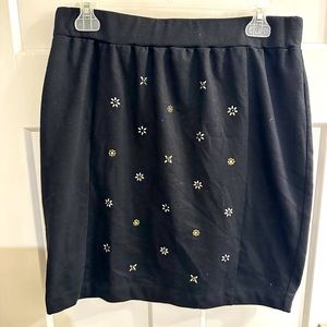 Uniqlo black skirt XL